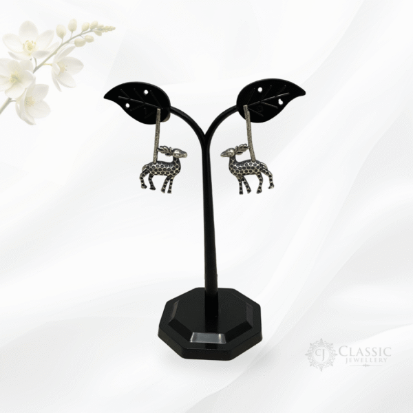 German-Silver -Dear-Earings