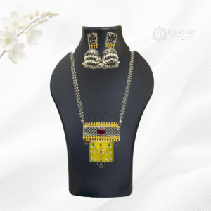 German Silver Dual Tone Necklace10