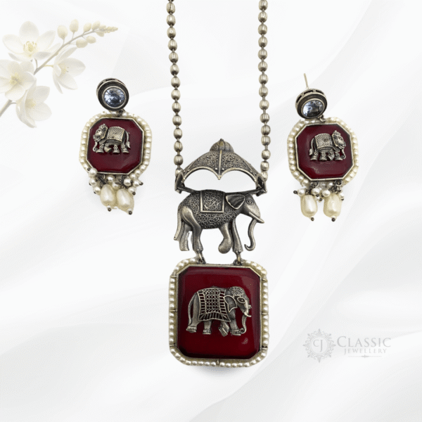 German Silver Dual Tone Necklace22