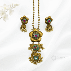 German Silver Gold Heritage Necklace1