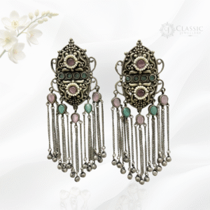 German-Silver-antique-pink-Earings