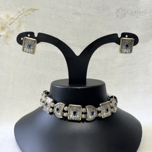 German Silver Dual Tone Necklace-22