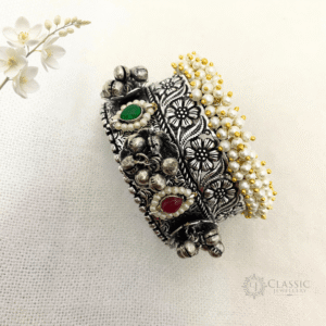 German Silver Plated Pearl Handcuffs