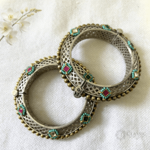 German Silver dual kada