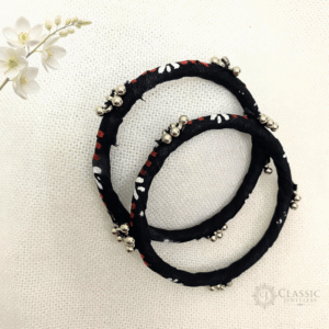 black-round-bangles