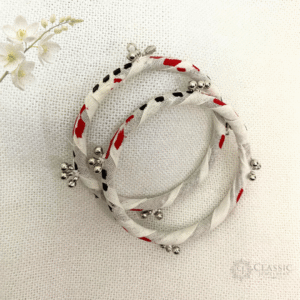 white-round-bangles